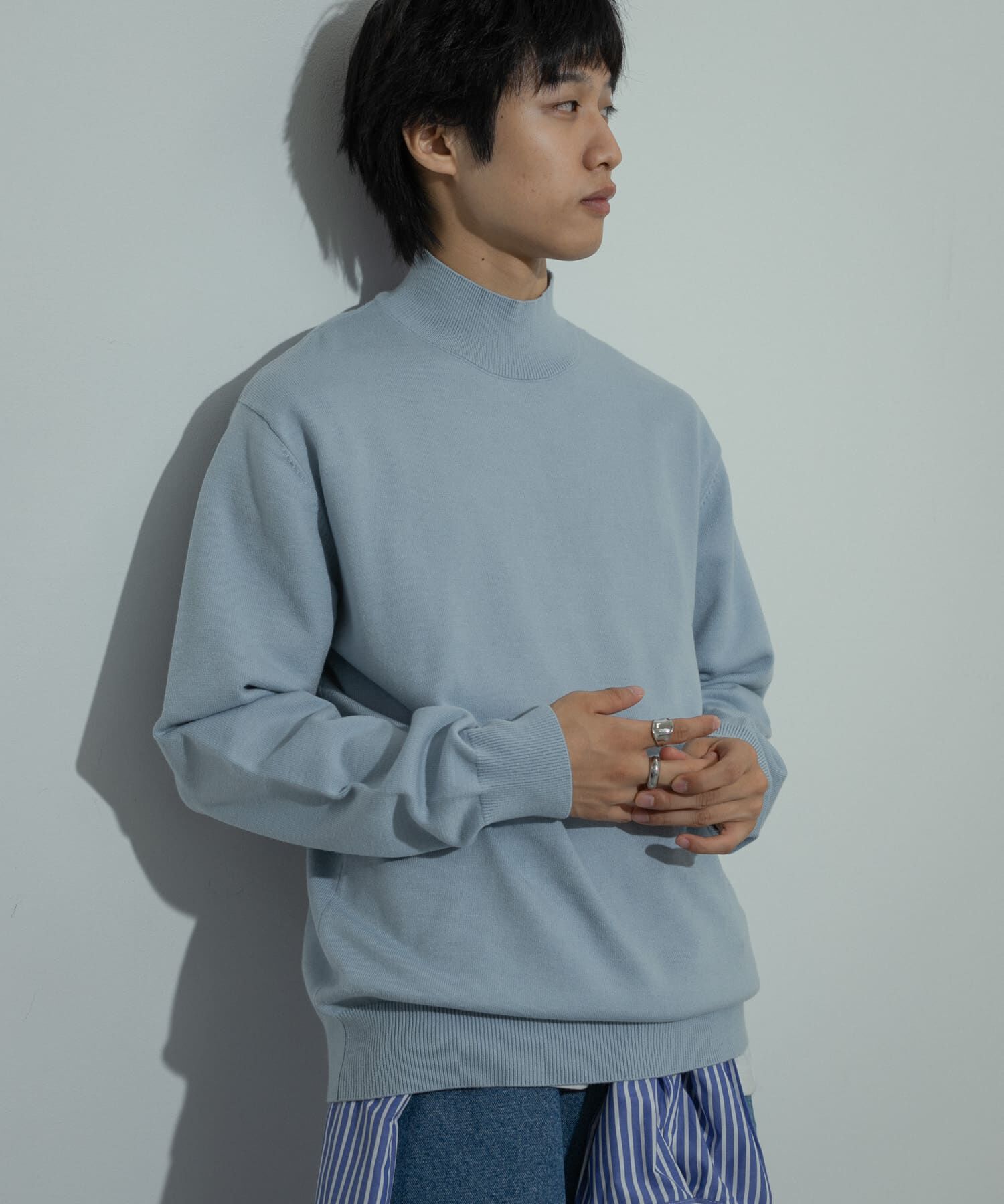 SENSE OF PLACE by URBAN RESEARCH「ストレッチモックネックニット」|ニット・セーター|