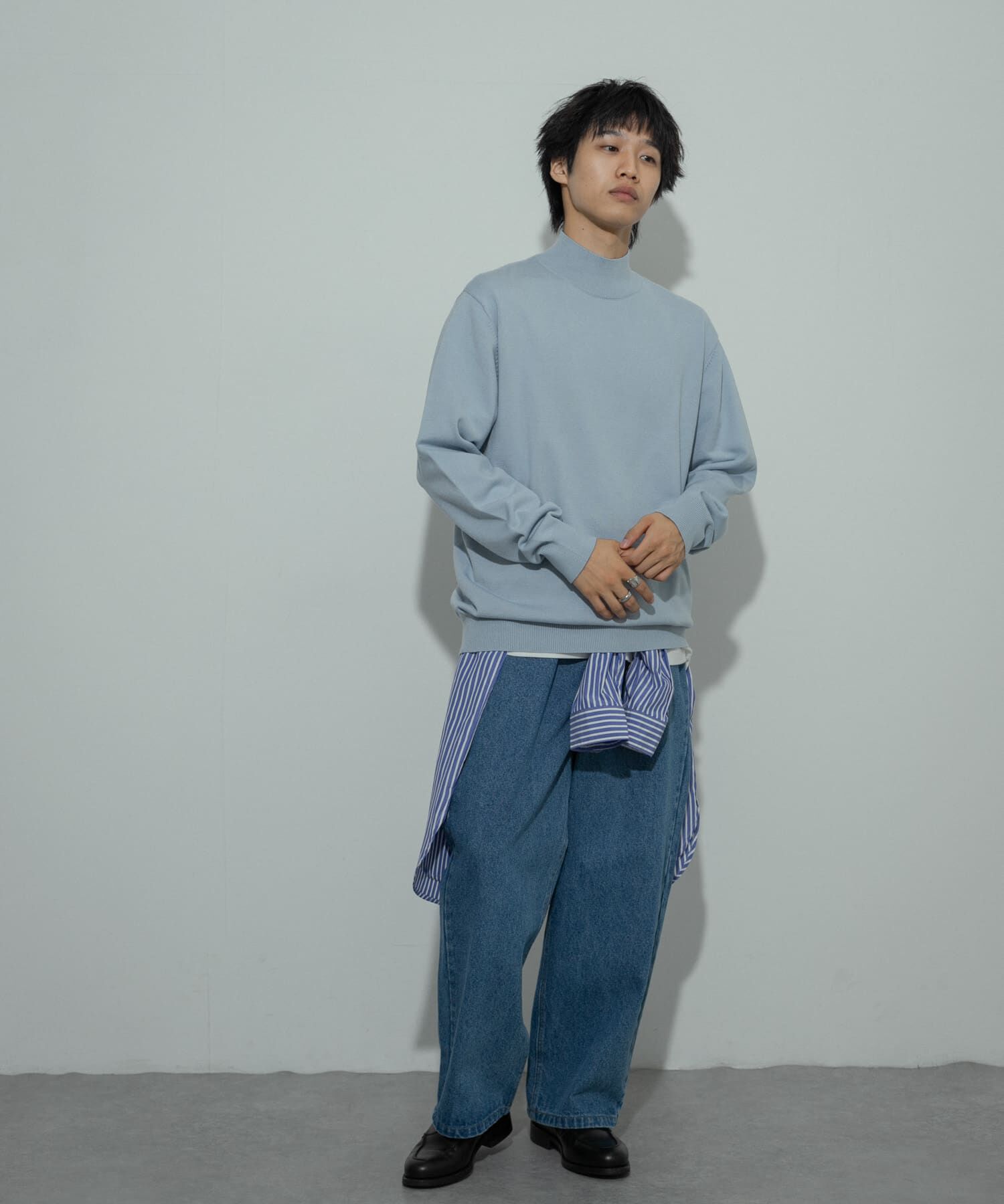 SENSE OF PLACE by URBAN RESEARCH「ストレッチモックネックニット」|ニット・セーター|