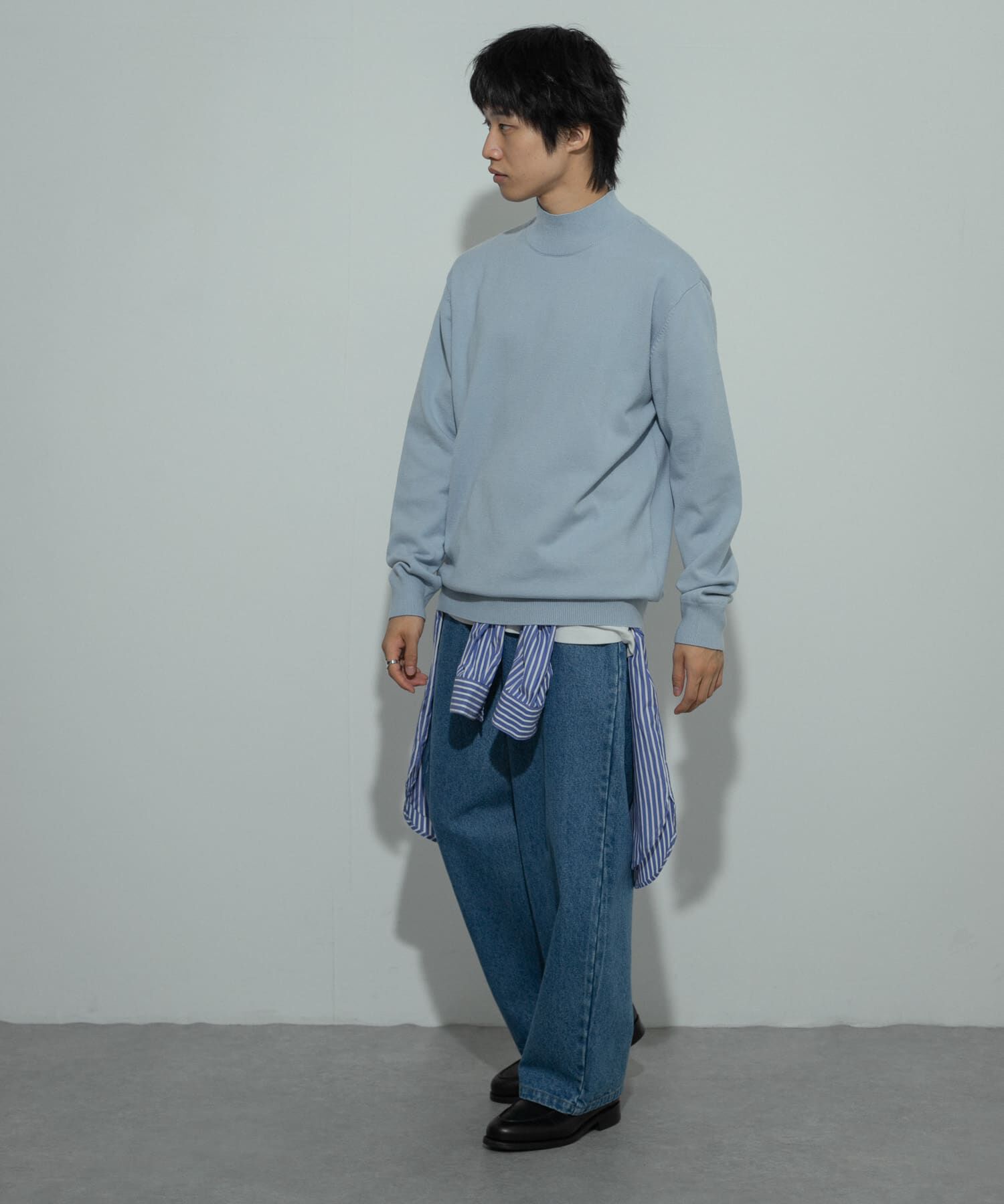 SENSE OF PLACE by URBAN RESEARCH「ストレッチモックネックニット」|ニット・セーター|