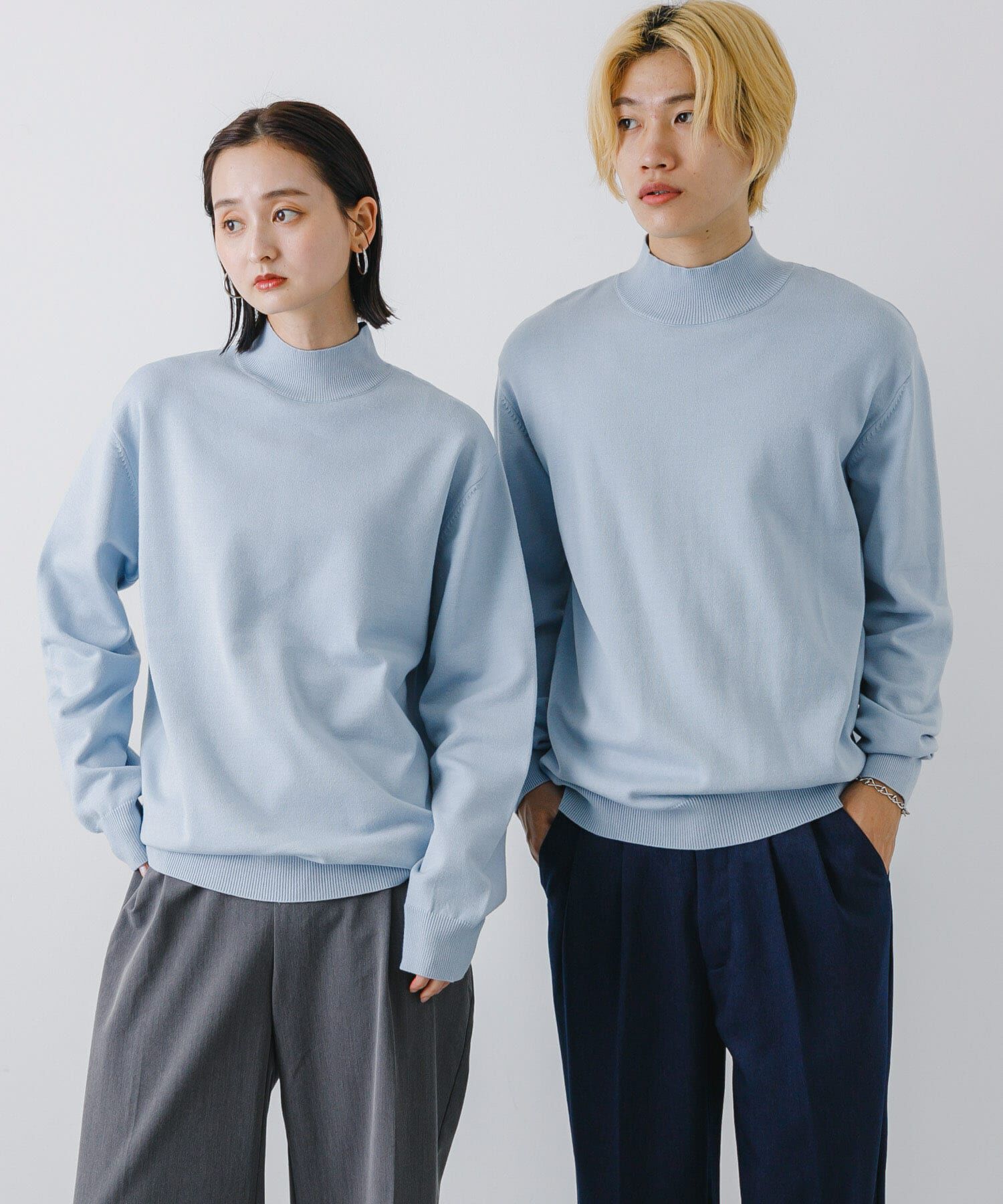 SENSE OF PLACE by URBAN RESEARCH「ストレッチモックネックニット」|ニット・セーター|