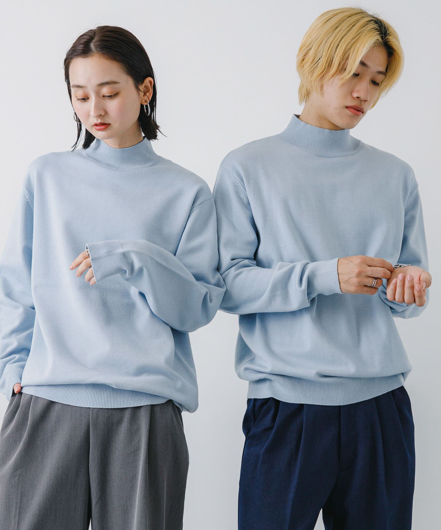 SENSE OF PLACE by URBAN RESEARCH「ストレッチモックネックニット」|ニット・セーター|