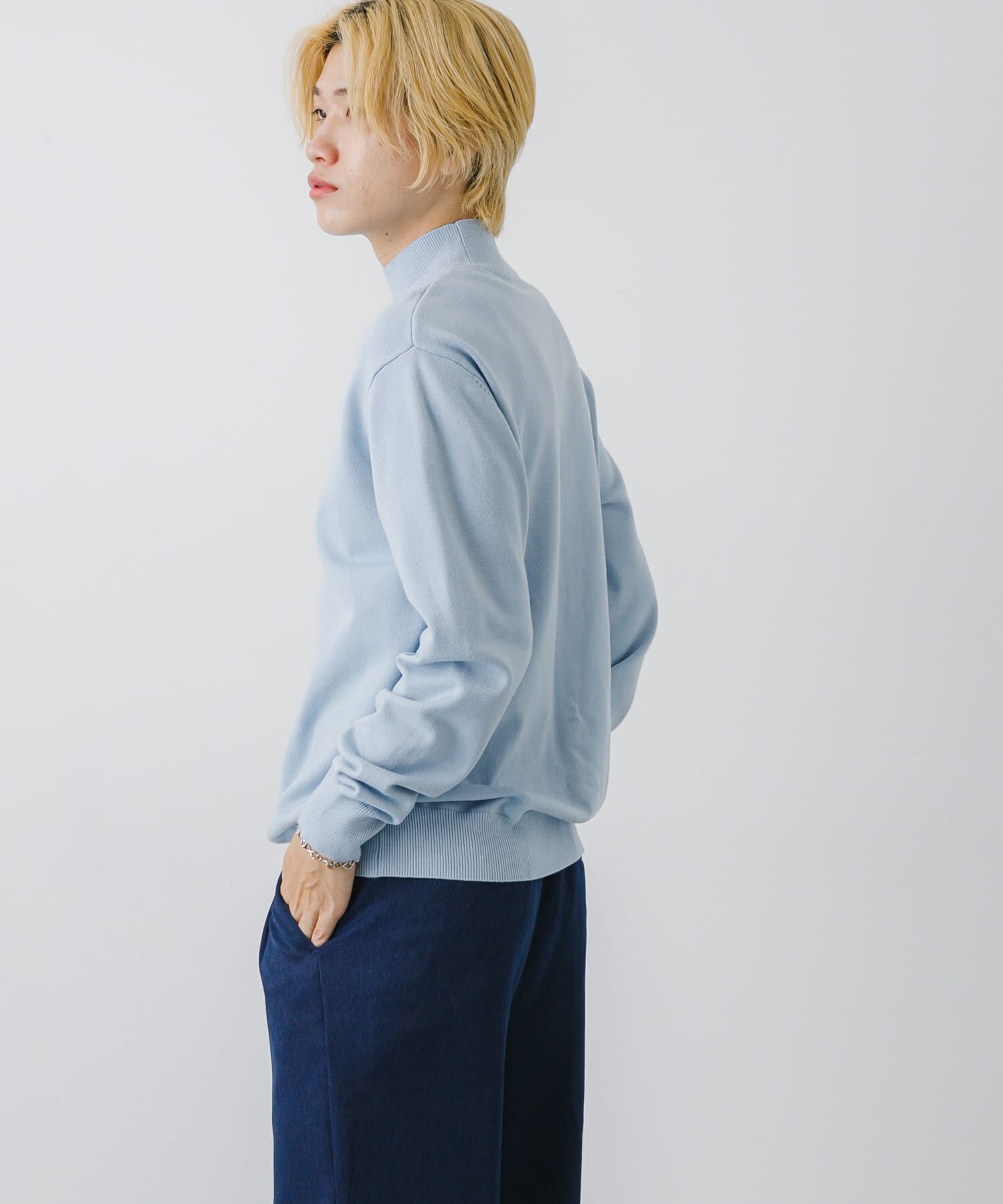 SENSE OF PLACE by URBAN RESEARCH「ストレッチモックネックニット」|ニット・セーター|