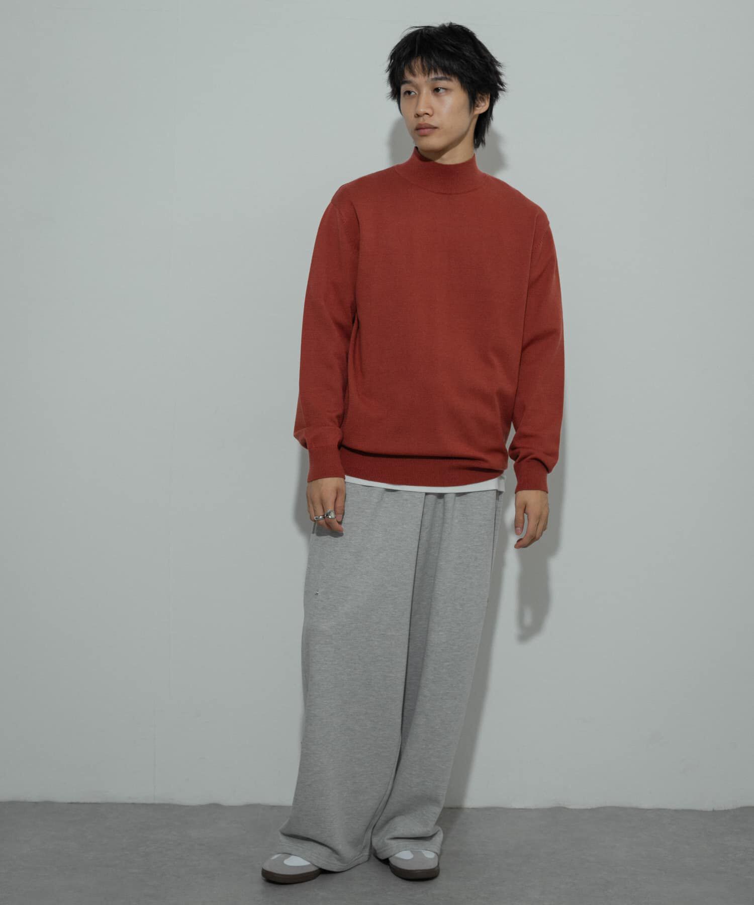 SENSE OF PLACE by URBAN RESEARCH「ストレッチモックネックニット」|ニット・セーター|