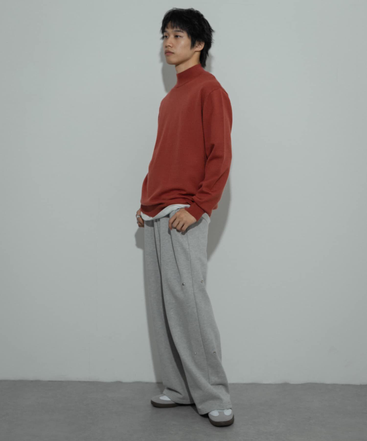 SENSE OF PLACE by URBAN RESEARCH「ストレッチモックネックニット」|ニット・セーター|