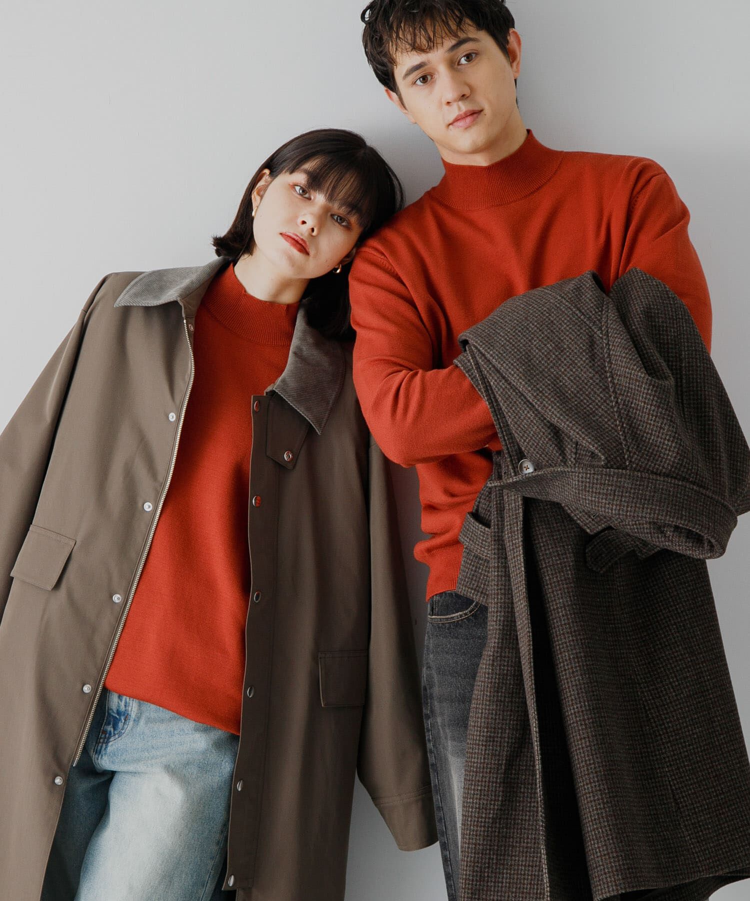 SENSE OF PLACE by URBAN RESEARCH「ストレッチモックネックニット」|ニット・セーター|