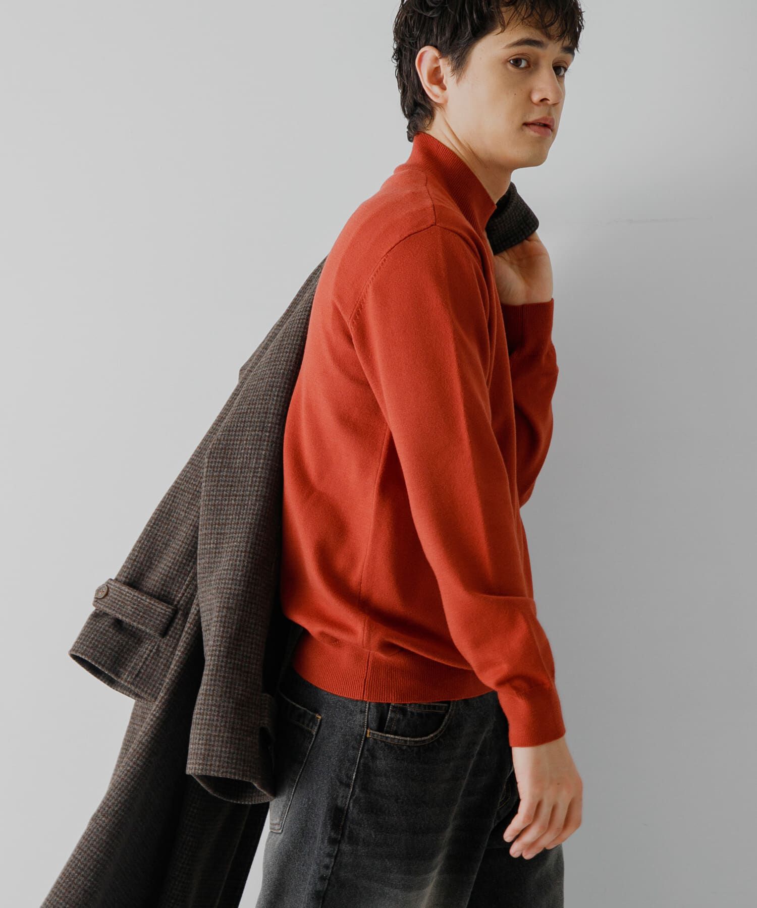 SENSE OF PLACE by URBAN RESEARCH「ストレッチモックネックニット」|ニット・セーター|