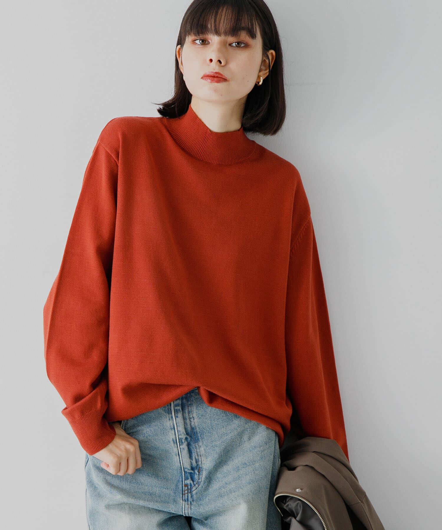 SENSE OF PLACE by URBAN RESEARCH「ストレッチモックネックニット」|ニット・セーター|