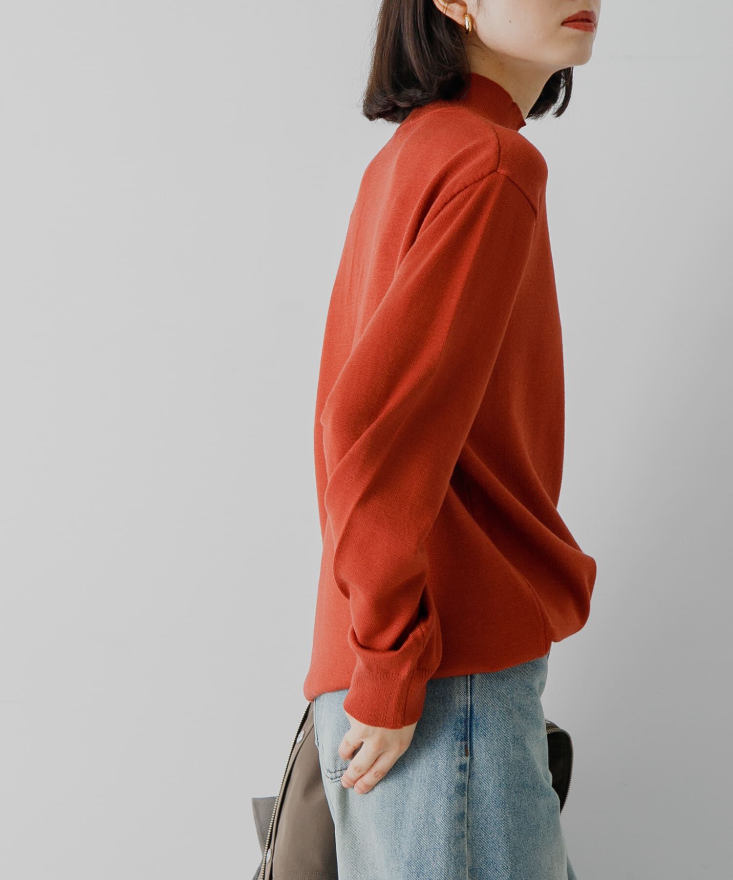 SENSE OF PLACE by URBAN RESEARCH「ストレッチモックネックニット」|ニット・セーター|