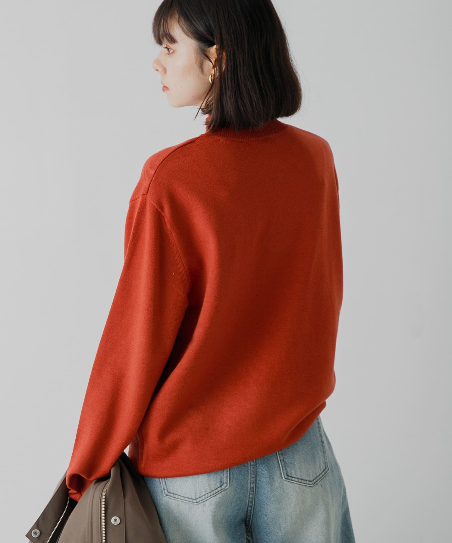 SENSE OF PLACE by URBAN RESEARCH「ストレッチモックネックニット」|ニット・セーター|