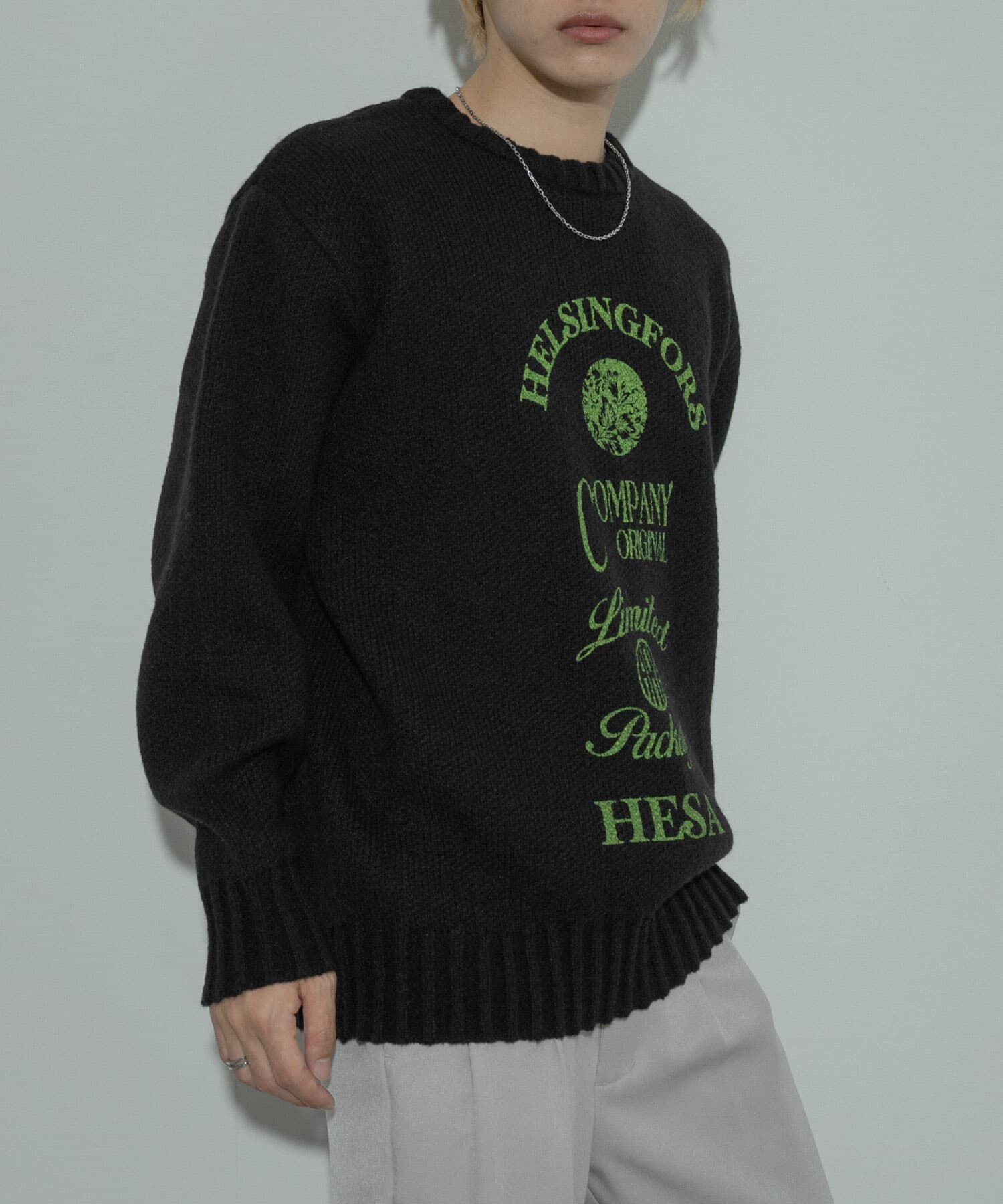 SENSE OF PLACE by URBAN RESEARCH「『洗濯可』グラフィックプリントニット」|ニット・セーター|