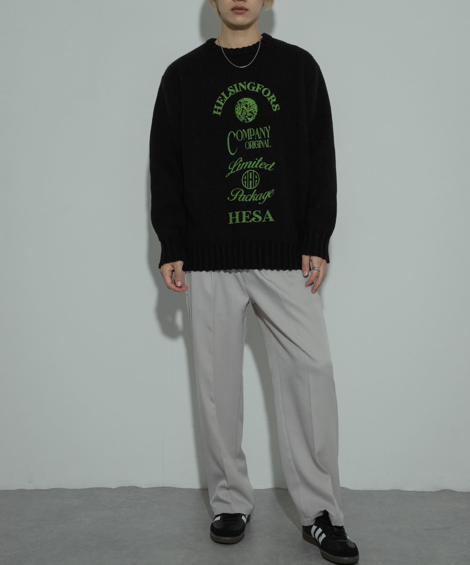 SENSE OF PLACE by URBAN RESEARCH「『洗濯可』グラフィックプリントニット」|ニット・セーター|