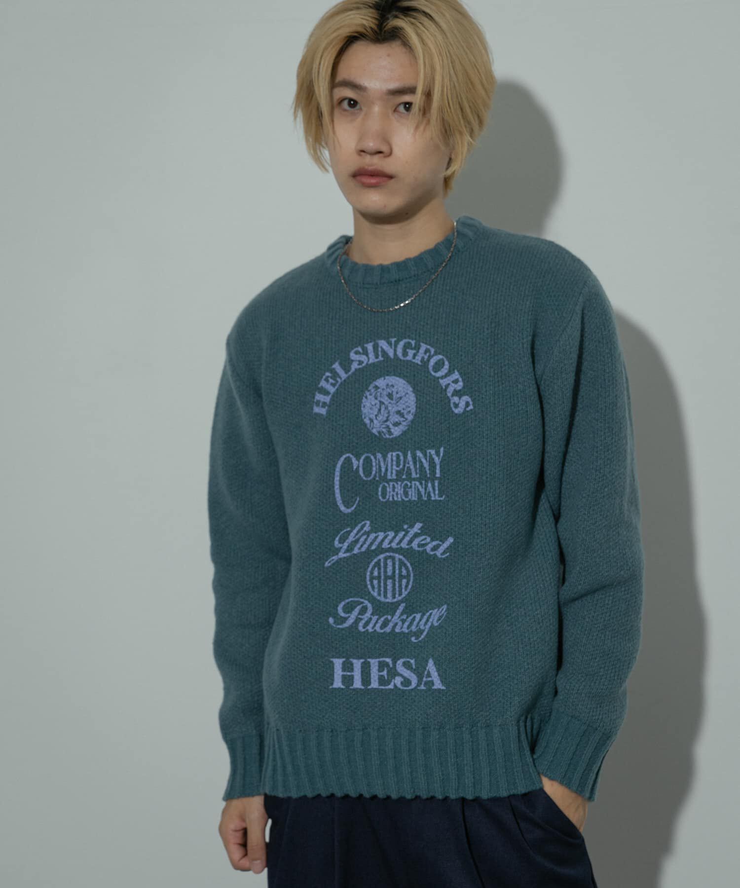 SENSE OF PLACE by URBAN RESEARCH「『洗濯可』グラフィックプリントニット」|ニット・セーター|