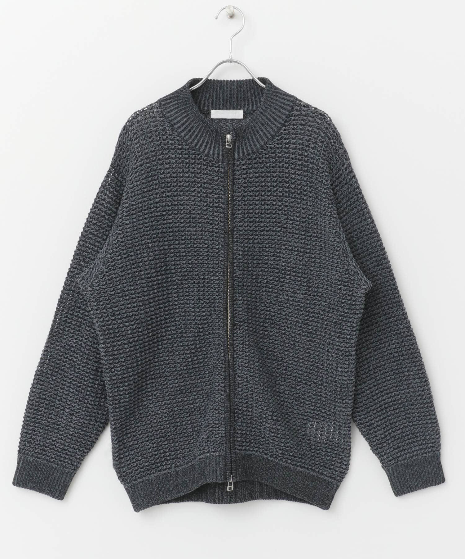 SENSE OF PLACE by URBAN RESEARCH「『ユニセックス』『洗濯可』シアーメッシュドライバーズカーディガン」|カーディガン|