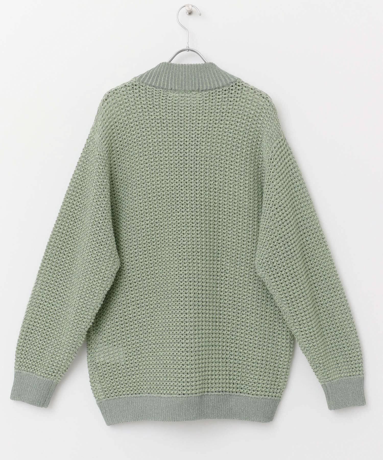 SENSE OF PLACE by URBAN RESEARCH「『ユニセックス』『洗濯可』シアーメッシュドライバーズカーディガン」|カーディガン|