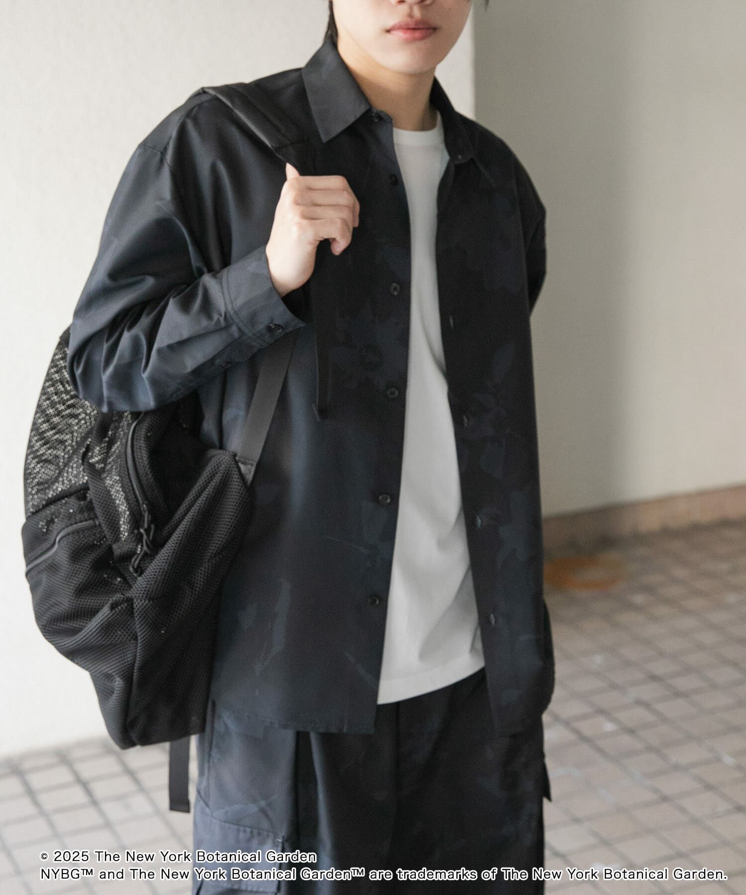 SENSE OF PLACE by URBAN RESEARCH「NYBG　リップストップルーズシャツ」|シャツ・ブラウス|