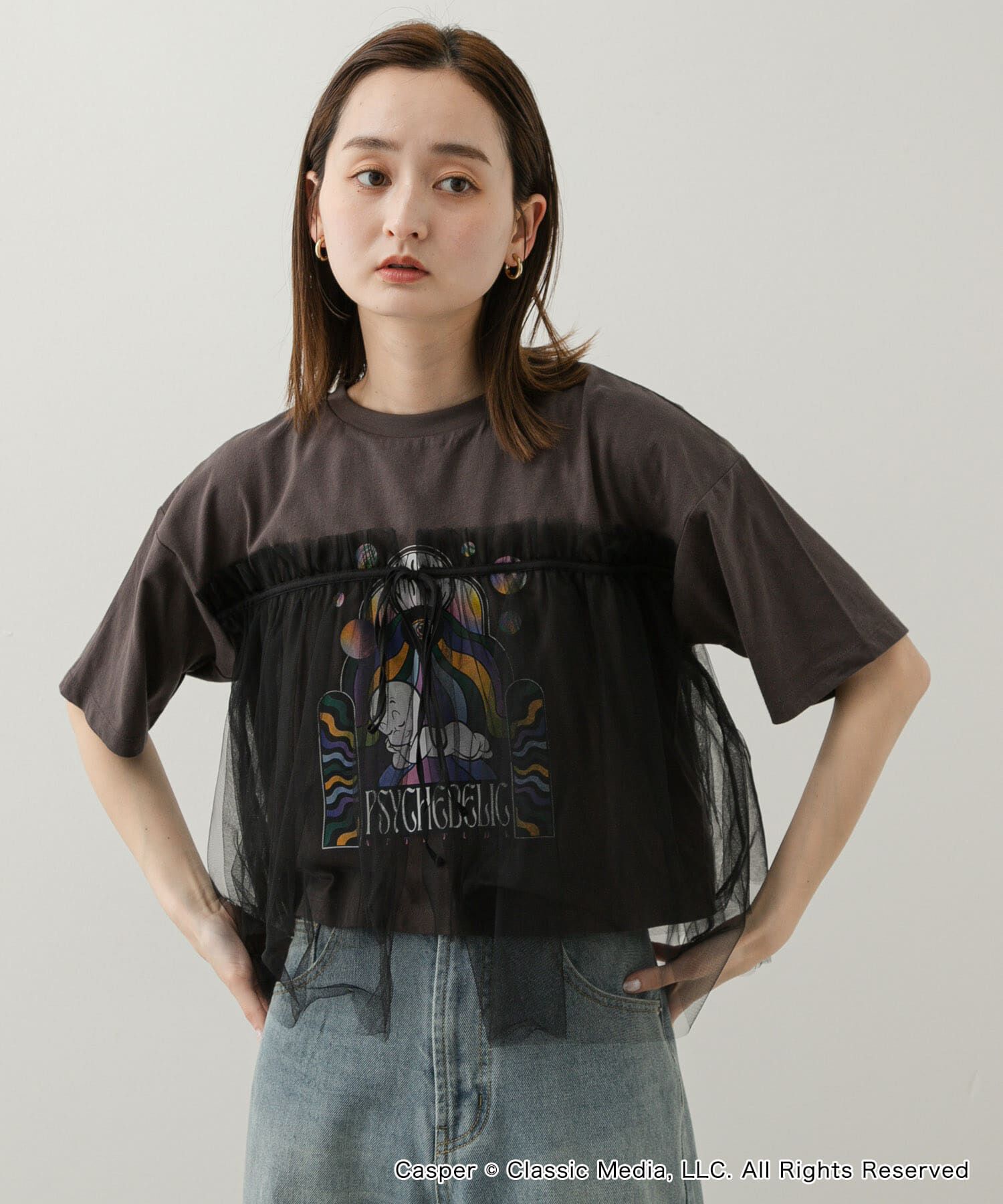 SENSE OF PLACE by URBAN RESEARCH「『別注』Casper&times;SENSE OF PLACE/ドッキングTシャツ」|Tシャツ・カットソー|