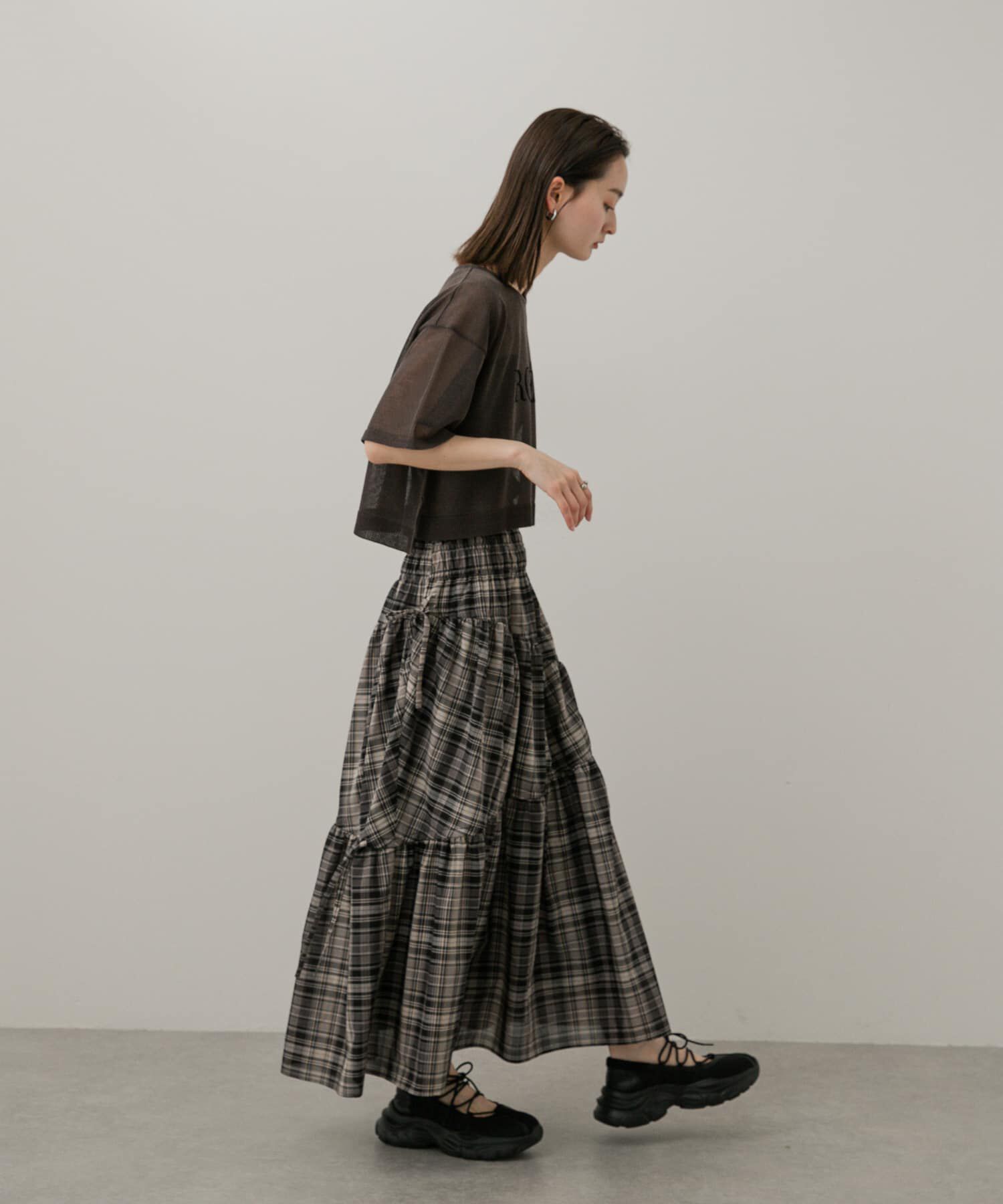 SENSE OF PLACE by URBAN RESEARCH「グラフィッククロップドセーター」|ニット・セーター|