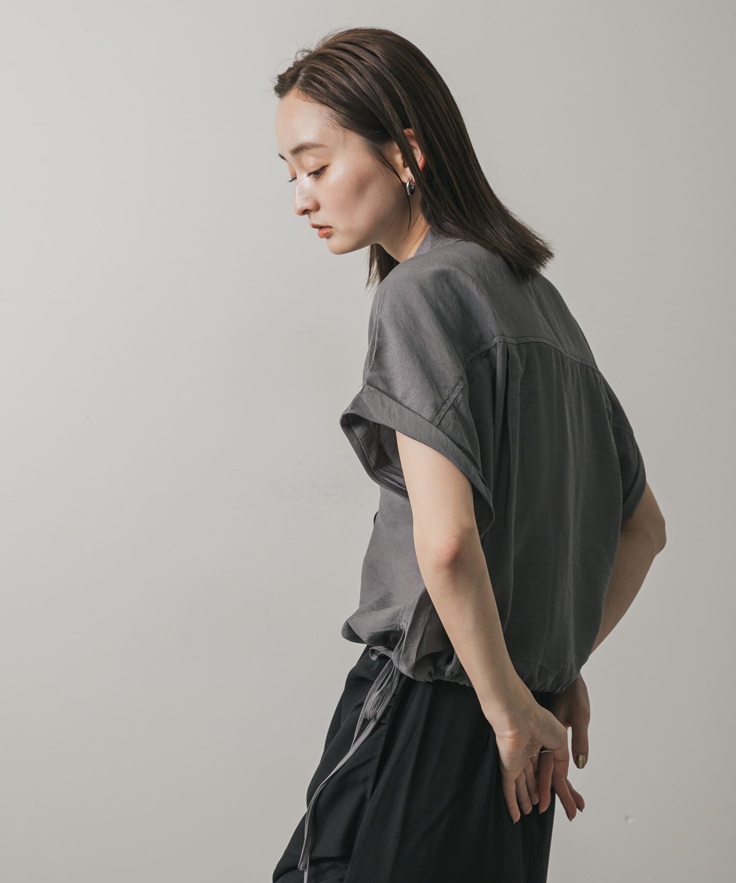 SENSE OF PLACE by URBAN RESEARCH「クロップドバルーンブラウス」|シャツ・ブラウス|