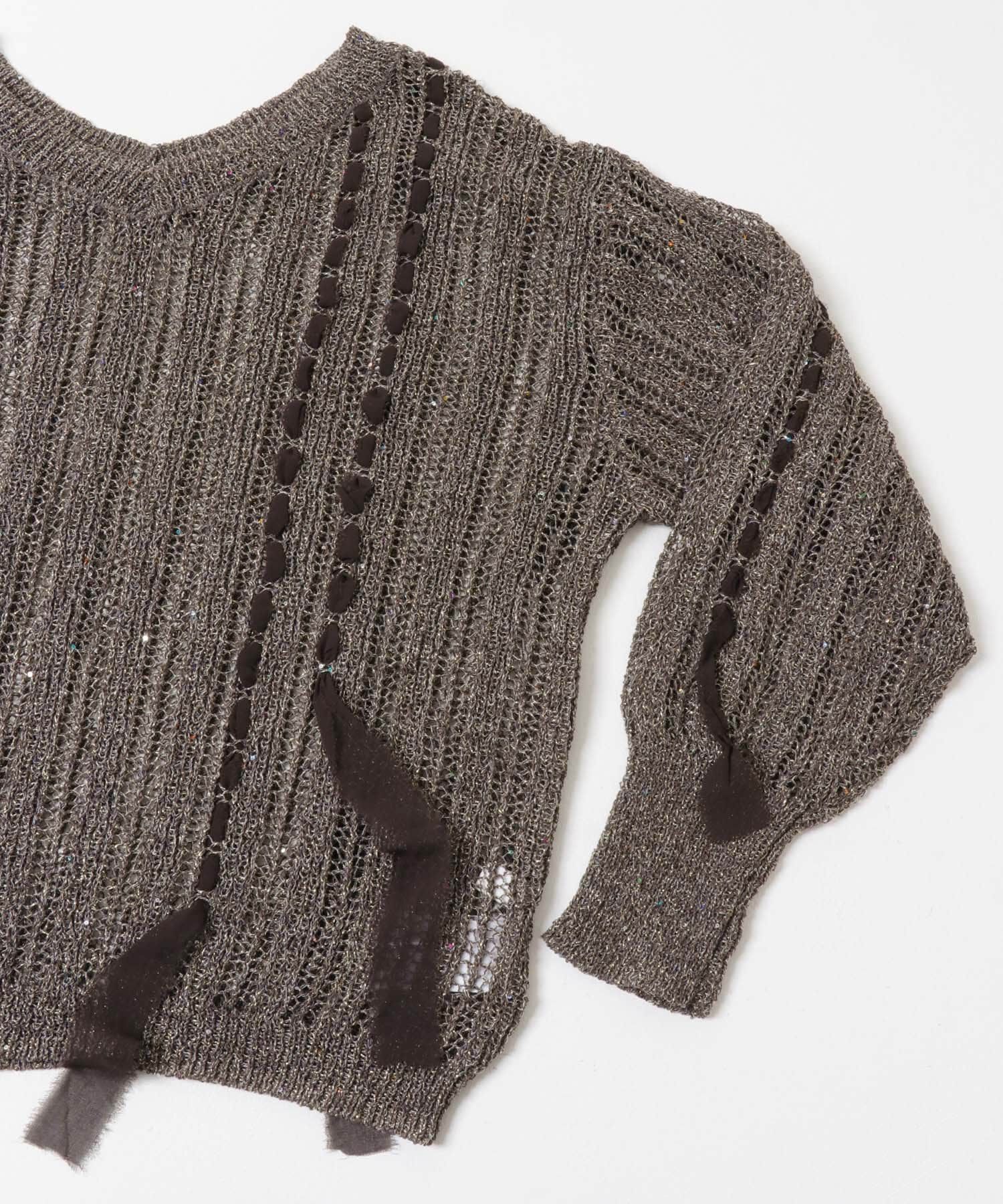 SENSE OF PLACE by URBAN RESEARCH「メッシュテープニット」|ニット・セーター|