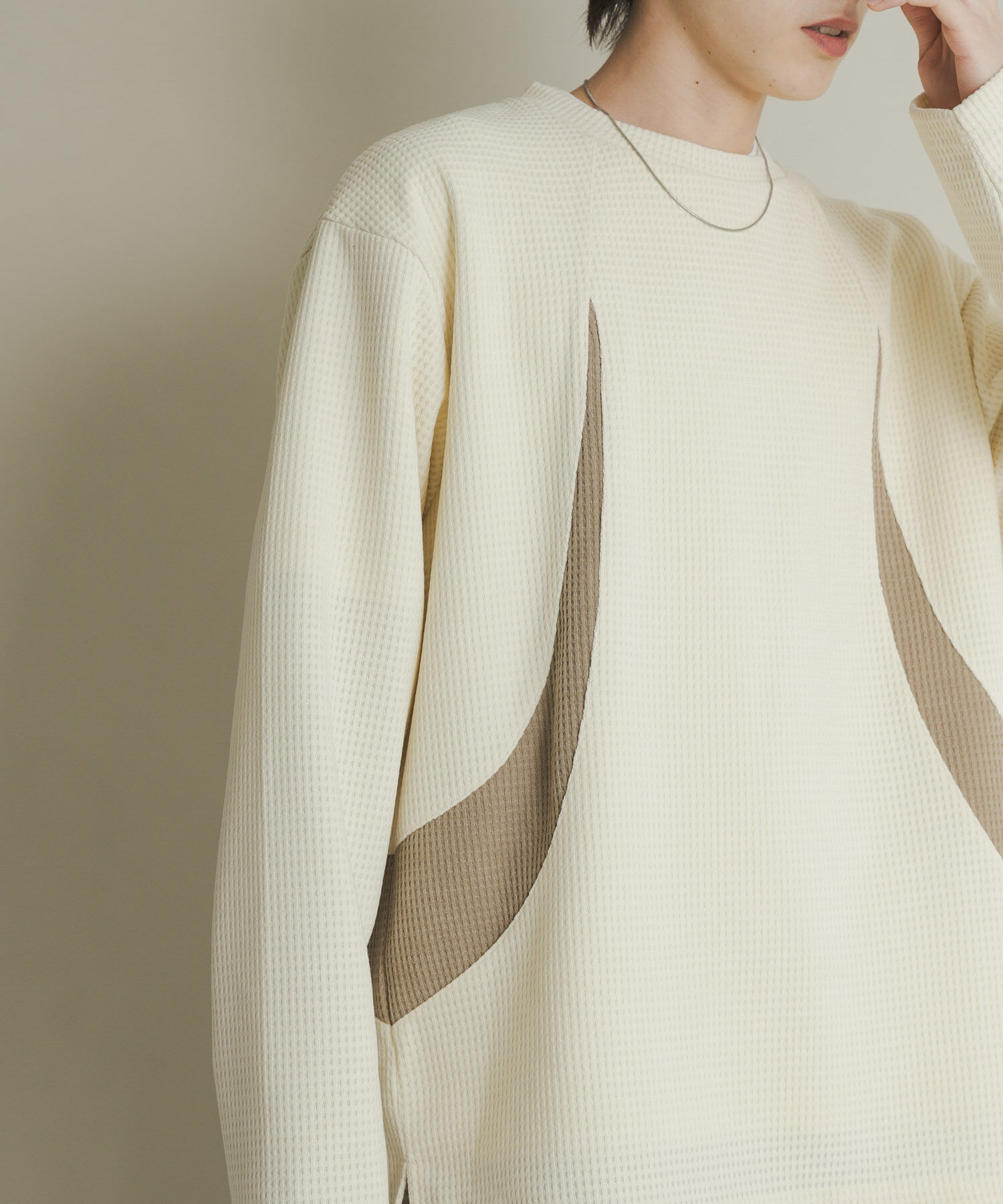 SENSE OF PLACE by URBAN RESEARCH「ヘビーサーマルパターンロングTシャツ」|Tシャツ・カットソー|