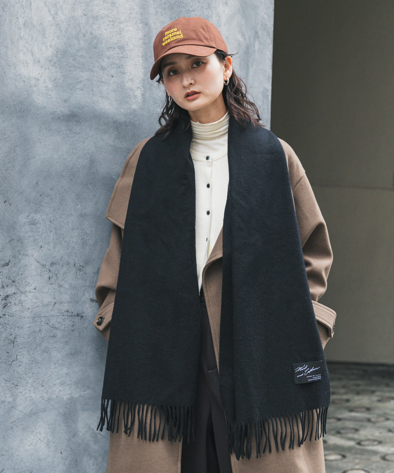 SENSE OF PLACE by URBAN RESEARCH「カシミヤミックスウールストール」|マフラー|