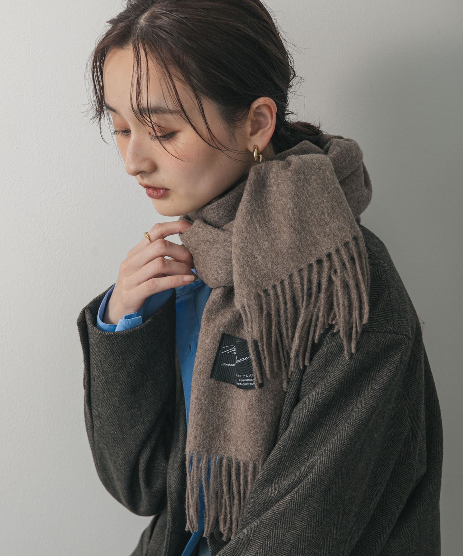 SENSE OF PLACE by URBAN RESEARCH「カシミヤミックスウールストール」|マフラー|