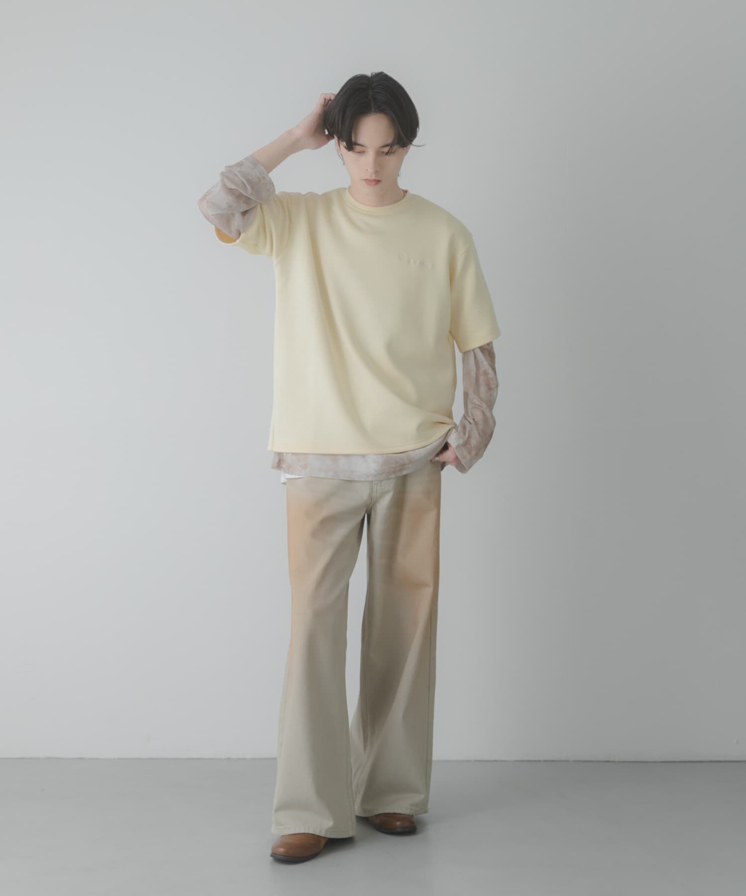 SENSE OF PLACE by URBAN RESEARCH「『一部WEB限定ｶﾗｰ』『接触冷感/速乾』ｼｼｭｳﾀﾞﾝﾎﾞｰﾙﾎﾟﾝﾁ」|Tシャツ・カットソー|