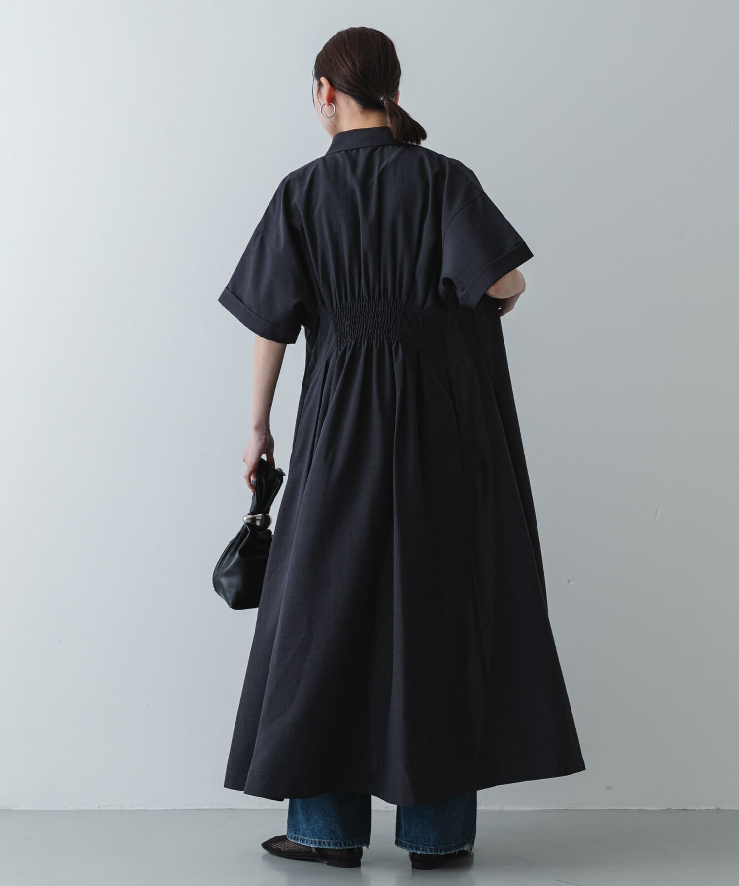 SENSE OF PLACE by URBAN RESEARCH「『UR TECH DRYLUXE』リネンライクワンピース」|ワンピース|