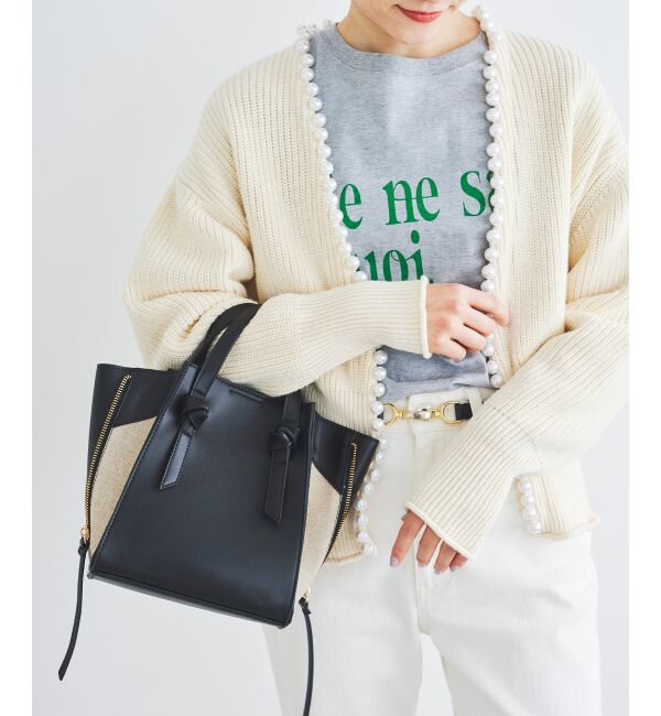 le.coeur blanc「パールツキアゼアミカーディガン」|カーディガン|