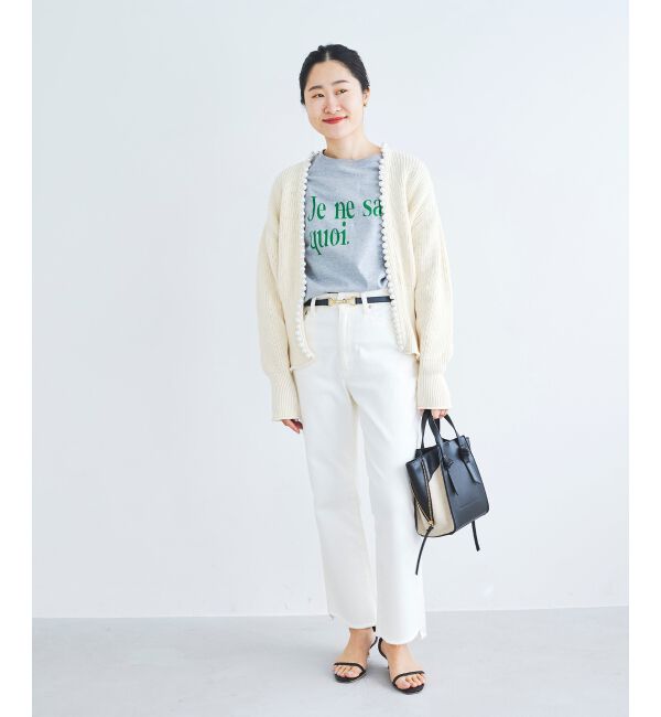 le.coeur blanc「パールツキアゼアミカーディガン」|カーディガン|