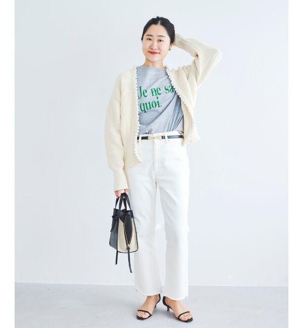 le.coeur blanc「パールツキアゼアミカーディガン」|カーディガン|