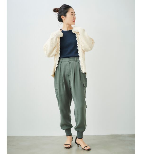 le.coeur blanc「パールツキアゼアミカーディガン」|カーディガン|