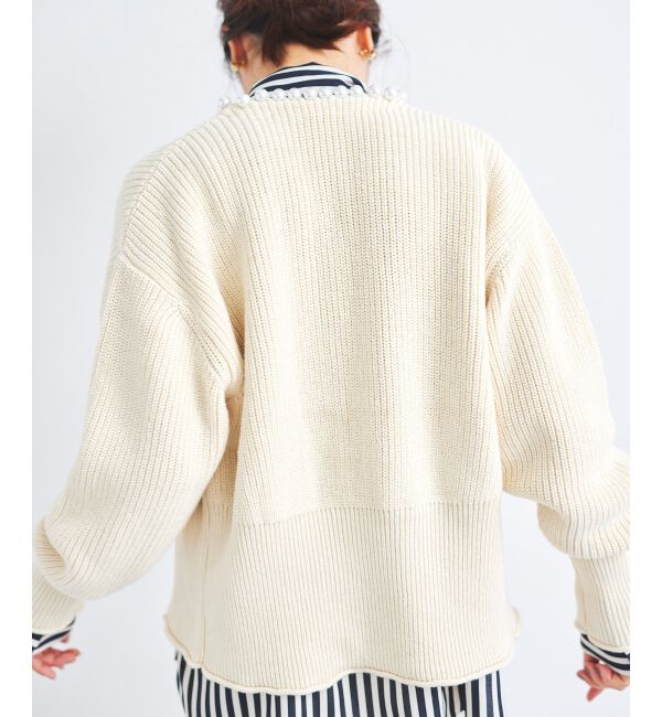 le.coeur blanc「パールツキアゼアミカーディガン」|カーディガン|