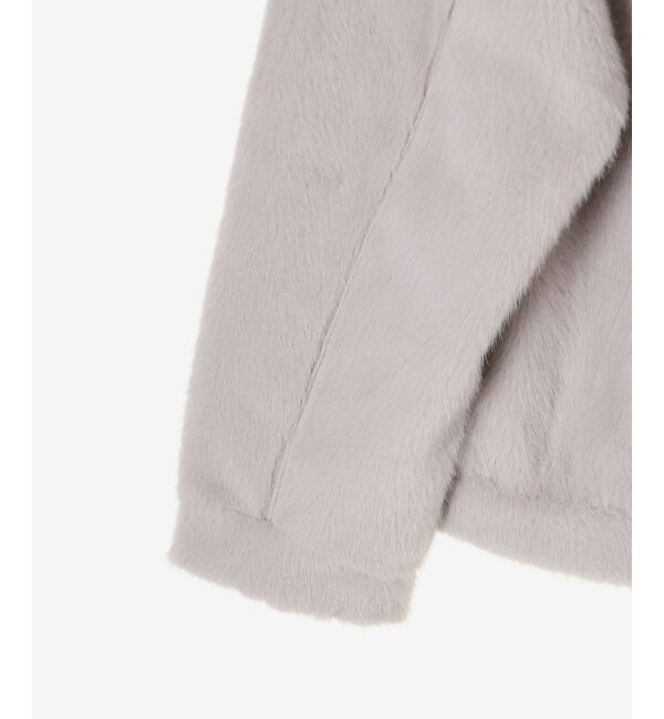  「ミンクタッチスタンドカラーファーブルゾン」|ブルゾン・スタジャン|