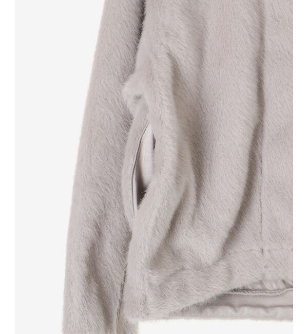  「ミンクタッチスタンドカラーファーブルゾン」|ブルゾン・スタジャン|