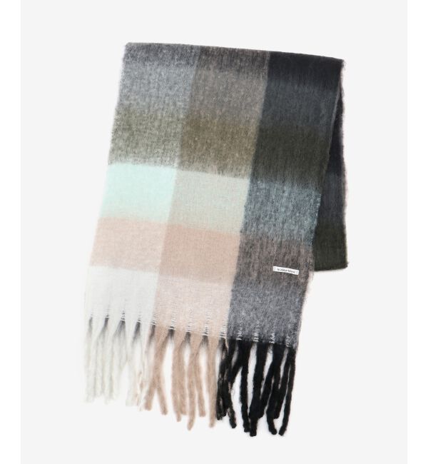  「《手洗い可能》マルチチェックストール」|ストール|