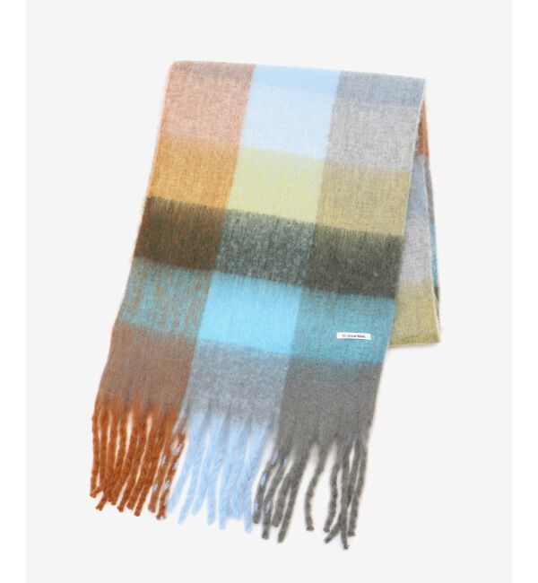  「《手洗い可能》マルチチェックストール」|ストール|