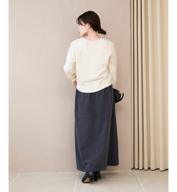  「《手洗い可能》フラワーチュール刺繍Vネックカーディガン」|カーディガン|