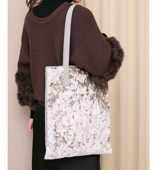  「ベロア3ポケットトートバッグ」|トートバッグ|