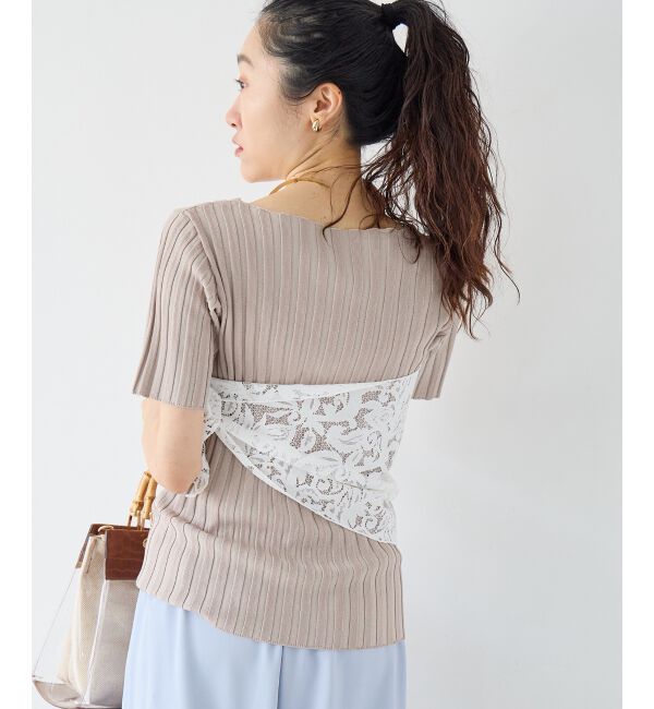  「フラワーレース三角ストール」|ストール|