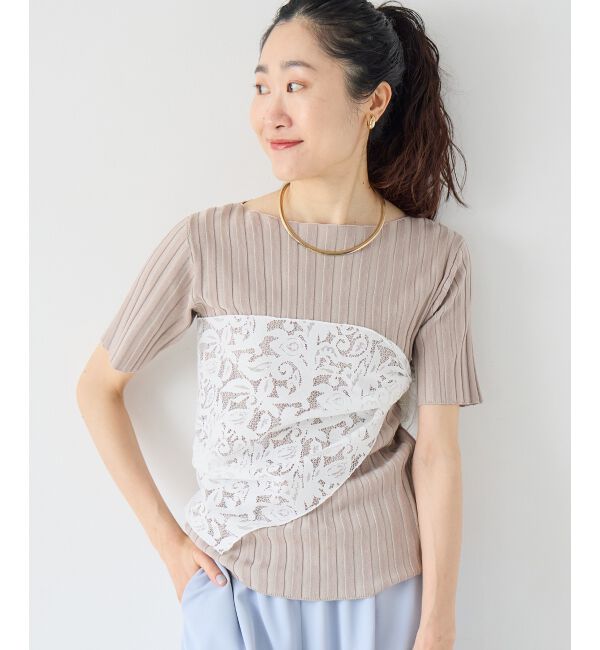  「フラワーレース三角ストール」|ストール|