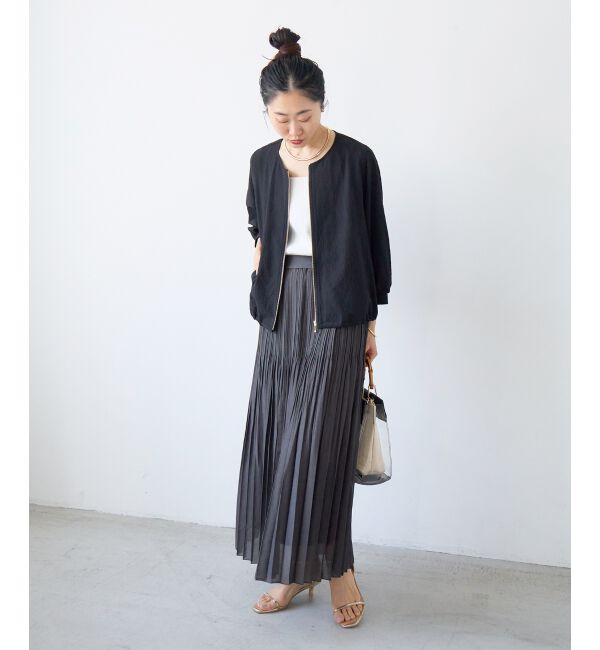  「カラミタンブラータックスリーブブルゾン」|ブルゾン・スタジャン|