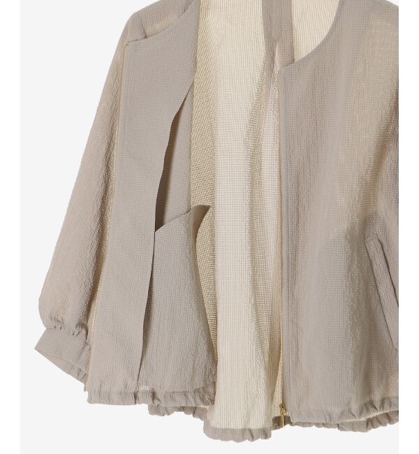  「カラミタンブラータックスリーブブルゾン」|ブルゾン・スタジャン|