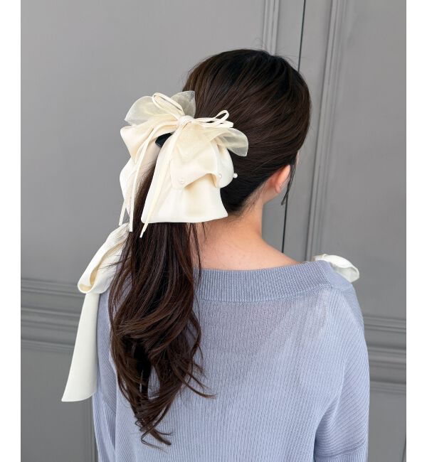  「ボリュームリボンヘアクリップ」|その他|