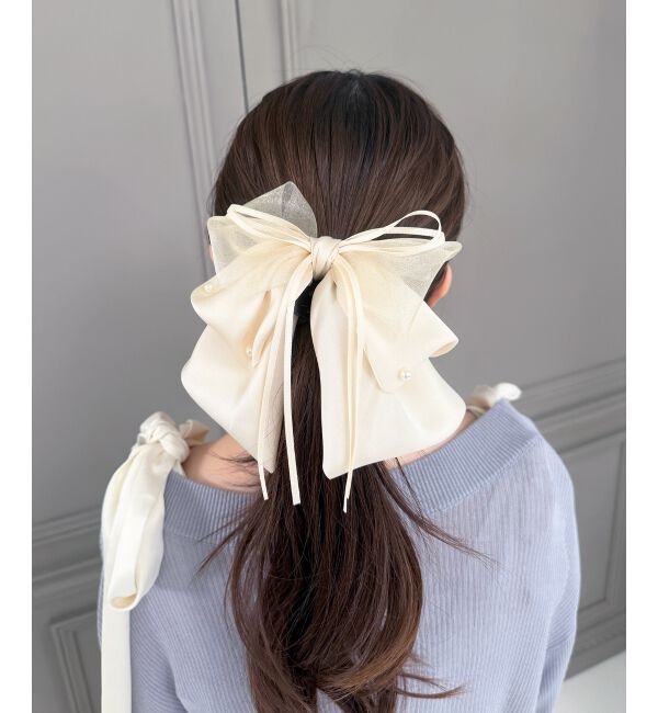  「ボリュームリボンヘアクリップ」|その他|