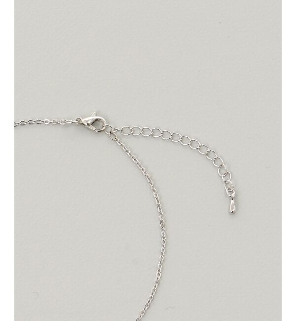  「クリアハートモチーフネックレス」|ネックレス|