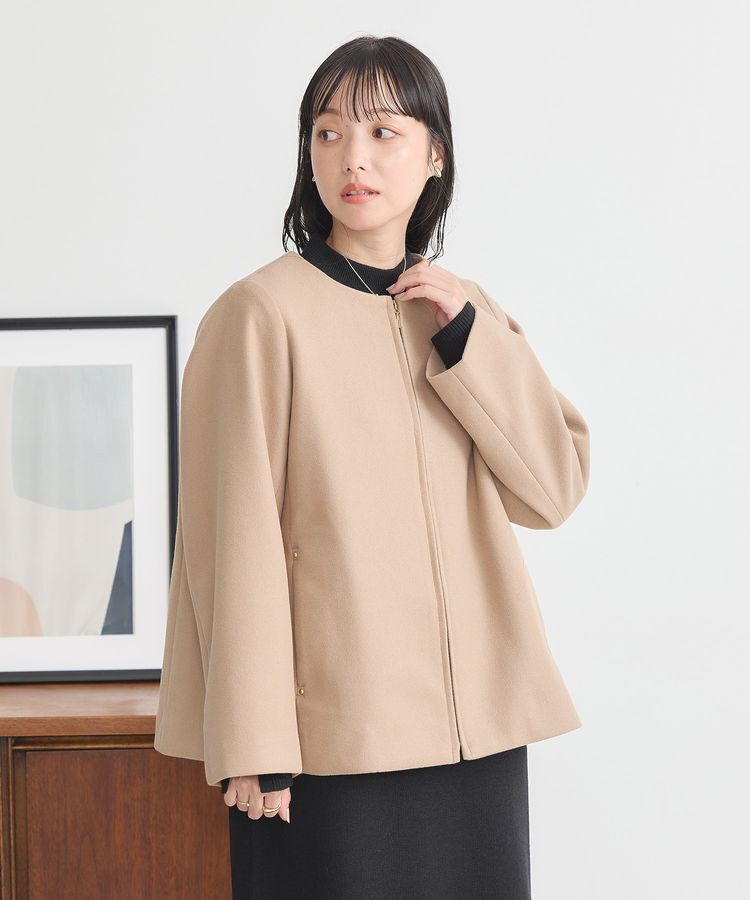 earth music&ecology「2Wayフードショートコート」|その他|