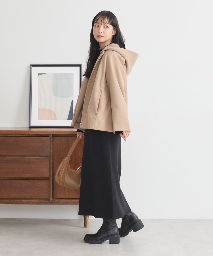 earth music&ecology「2Wayフードショートコート」|その他|