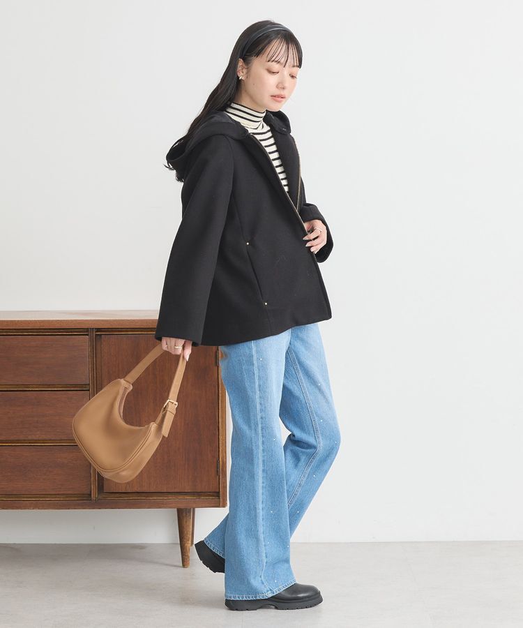 earth music&ecology「2Wayフードショートコート」|その他|