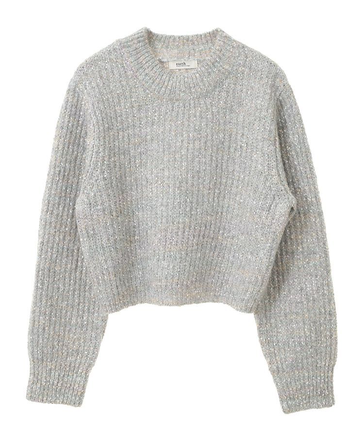 earth music&ecology「ブラッシュヤーンニットプルオーバー」|ニット・セーター|